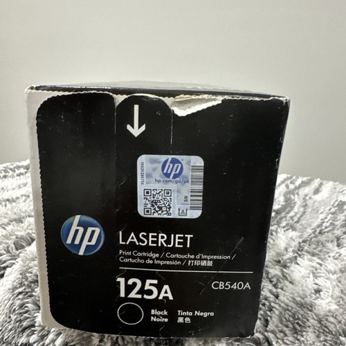 Genuine HP LaserJet 125A Black Toner Cartridge CB540A - Photo 6/6