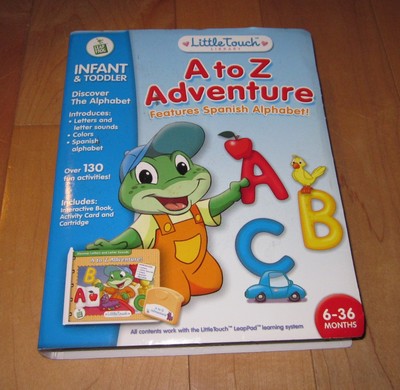 LeapFrog Little Touch ''A to Z Adventure'' - Spanish Alphabet - Complete NEW