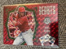 2021 Panini Mosaic Baseball Alec Bohm RC Debuts - Mosaic Green - SP - Phillies