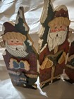 Hand-painted Wooden Santa Claus Hinged Decor — photo 7