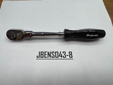 Snap-on Tools New Black 14 Drive Hard Grip Long Flex Head Ratchet Thlfd72bk