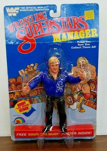 WWF Bobby the Brain Heenan LJN 1980 Wrestling Figu...