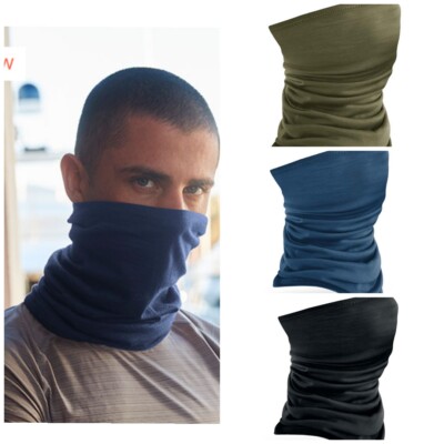 Beechfield Morf  Merino CB916 Herren Damen Schlauchschal Merinowolle atmungsakti