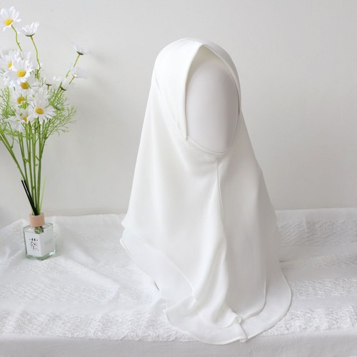 Muslim Instant Hijab Scarf Arab Chiffon Shawls Islamic Turban Headscarf Khimar - Picture 49 of 61