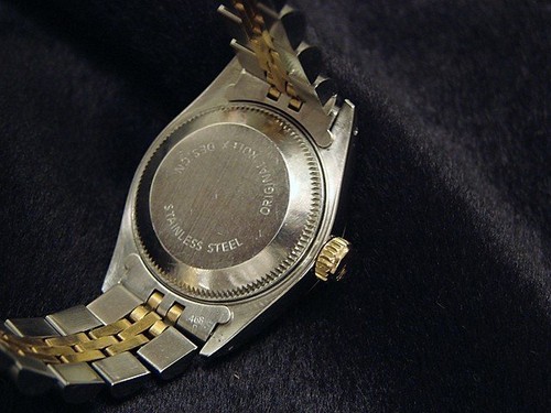 Rolex Datejust Ladies 18K Yellow Gold & Steel Watch FACTORY Diamond Dial 69173 - Picture 5 of 5