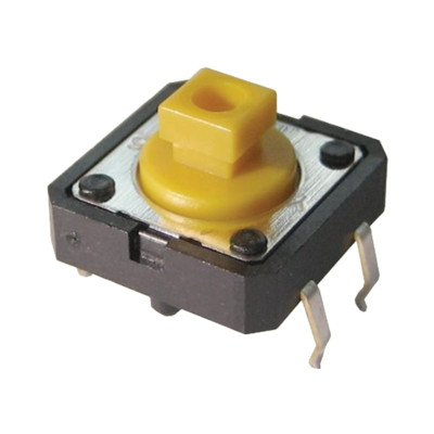 B3F-4055  Omron Switch Mini-Taster  24V 0,05A  12x12mm 7,3mm  SPST [10 pcs]  #BP