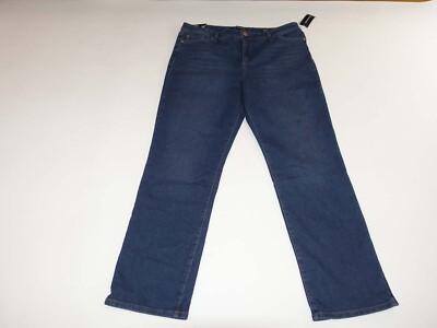 Bandolino Women's Mandie Straight Leg Jeans Size 18 NWT 31'' Inseam Classic Rise