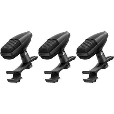(3 ) Sennheiser MD 421 Kompakt with Drum Microphone Clip Fast Free USA Shipping!
