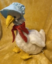 Vintage Eden Toys Mother Goose 12” Plush Stuffed Animal. USA