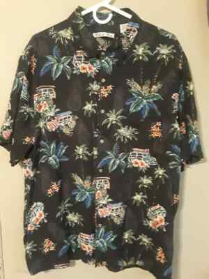 Batik Bay 2XL Button Front Short Sleeved Hawaiian/Luau/Party Casual Shirt