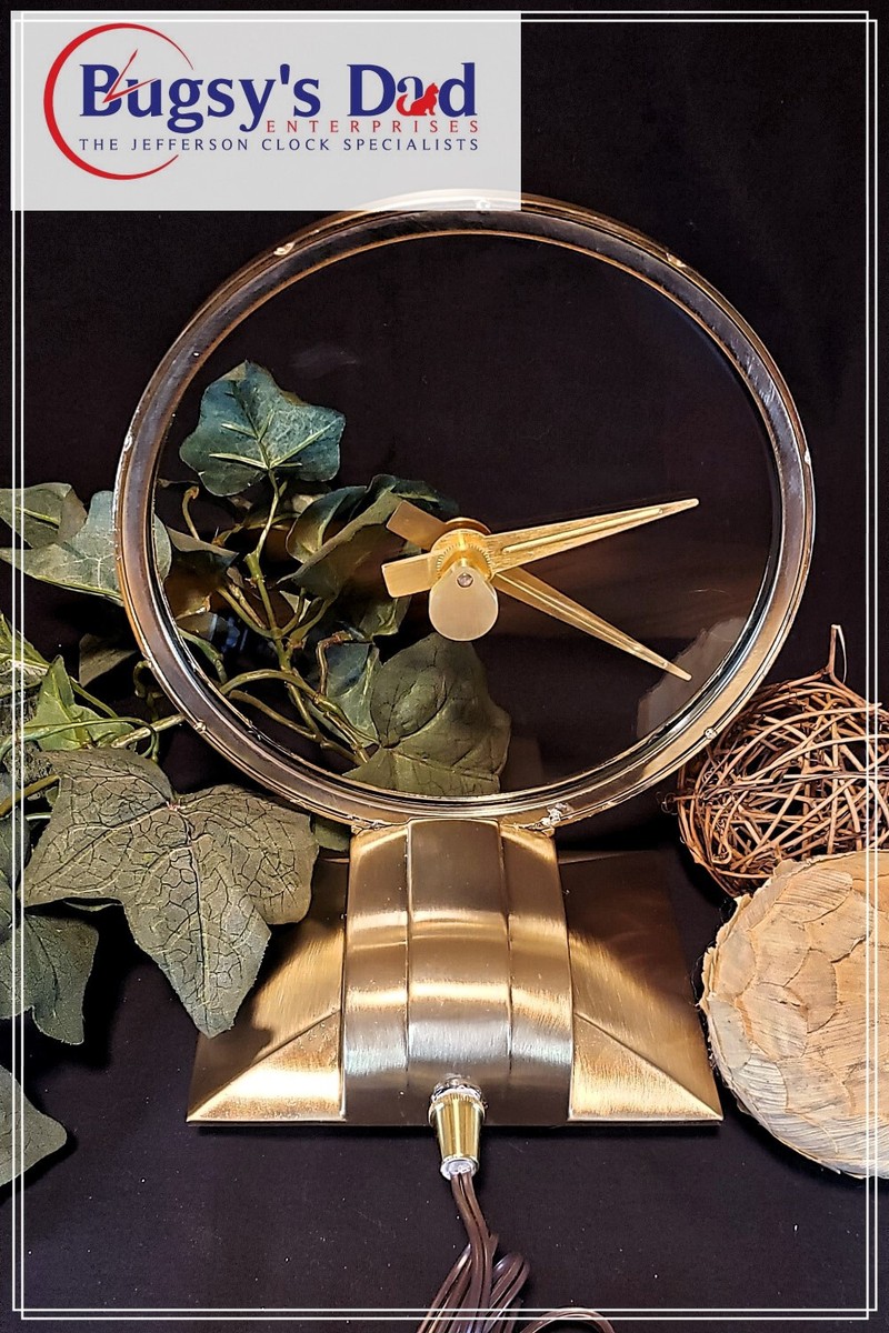 Jefferson Golden Hour Mystery Clock - Fully Restored with Warranty