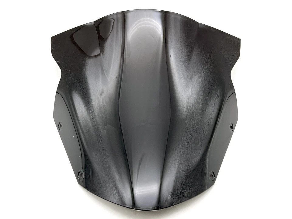 ABS Black Double Bubble Windscreen Windshield for 2009-2011 Kawasaki Ninja 650 R - Изображение 2 из 4