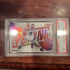 Stephen Curry Color Blast #SC 21/44 PSA 9 From Nationals Pack