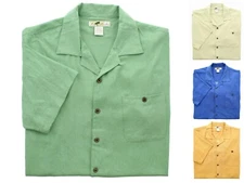 Joe Marlin Men's Big & Tall Shirts Casual Button-Down Short Sleeve Shirt