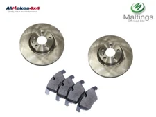 Allmakes 4x4 front brake discs + pads  lr007055 lr134692 Fits-Freelander 2 06-14
