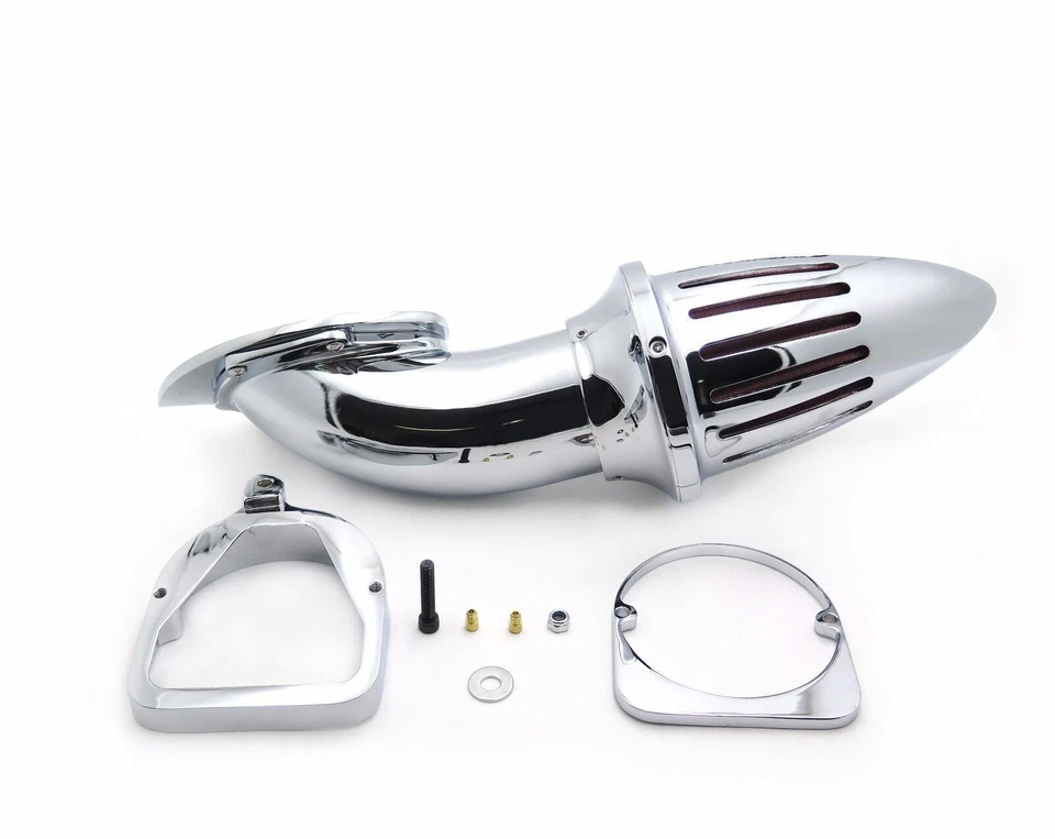 Kits de filtro de admisión de filtro de aire Bullet para Honda Spirit Ace 750 1998-2013 cromado Foto 4 de 4