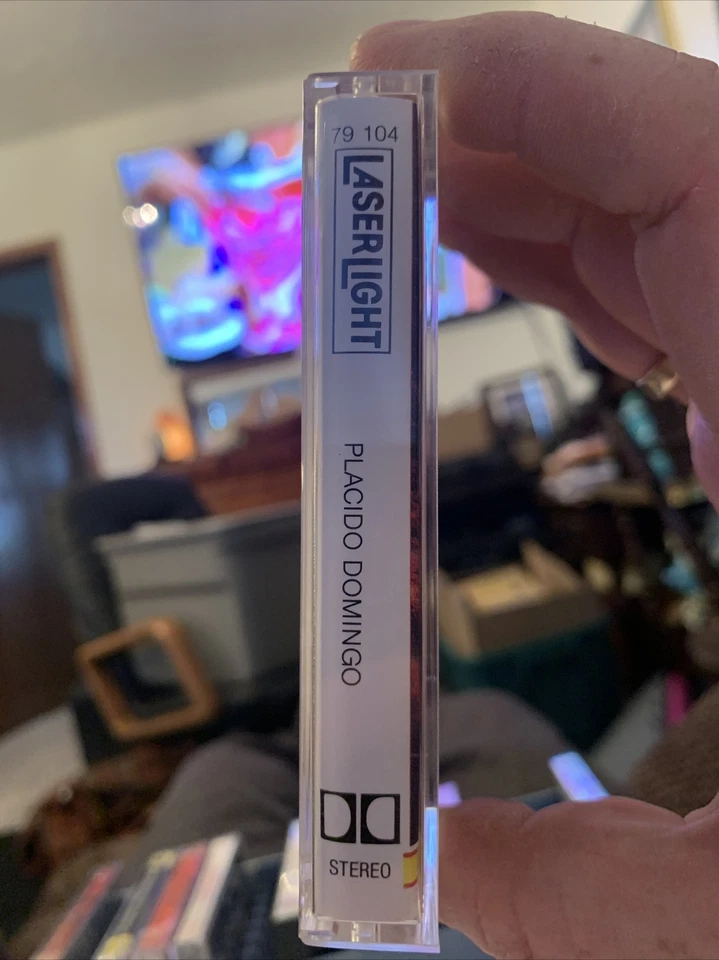 Placido Domingo Cassette Tape Live 1967 1968 Volume I Opera Arias 79104 Foto 2 de 3