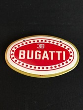 Vintage Bugatti Emblem Badge Type 35 Metal