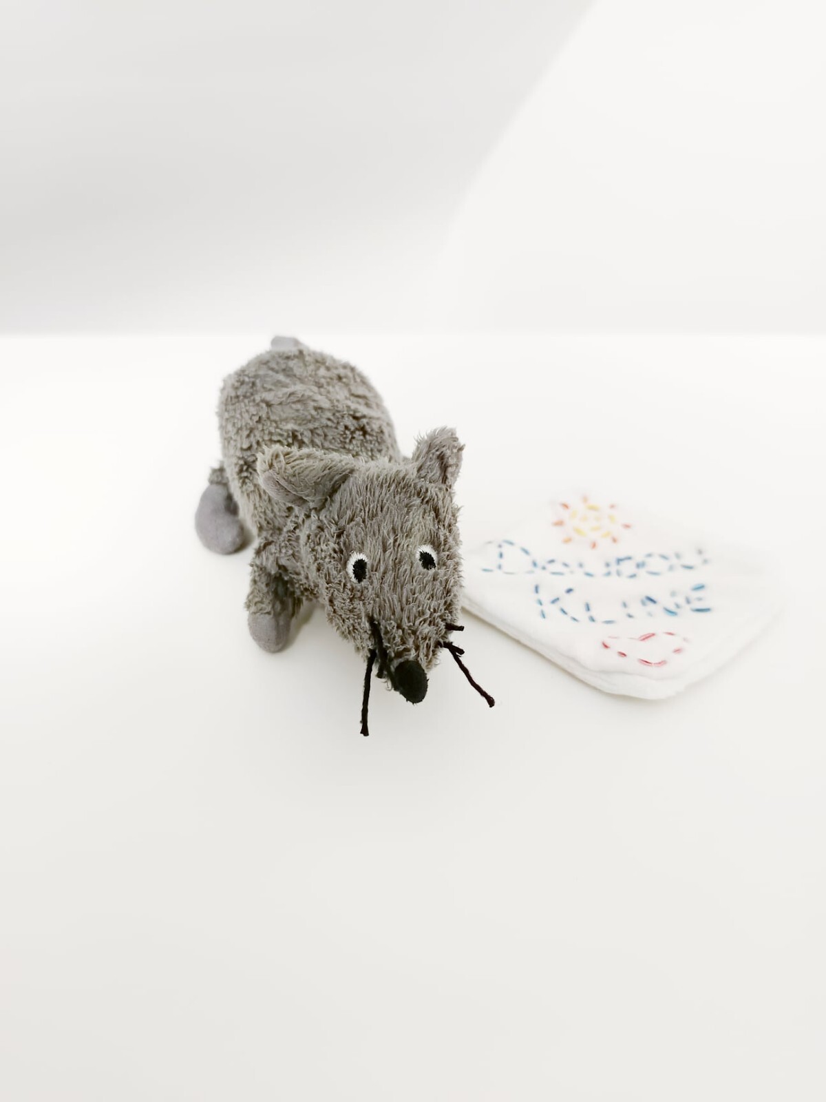 Peluche/Doudou Rat/Souris Gris Anthracite 13cm - IKEA