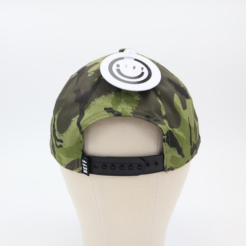 Gorra Neff Camuflaje Snapback con Logotipo Deletreado Nueva con Etiquetas - Imagen 6 de 9
