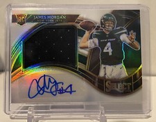 2020 Select Jumbo Signature Swatches White Prizm 22/75 James Morgan Rookie Auto 
