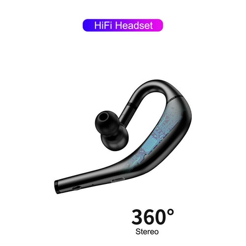 Bluetooth Earphone with Mic Wireless Headset Driver Headphone for Cell Phones - Picture 7 of 11