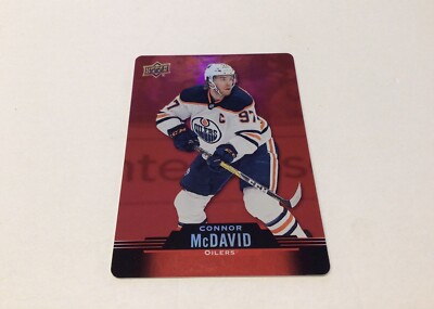 2020-21 Tim Hortons Connor McDavid Red Die Cut DC-44