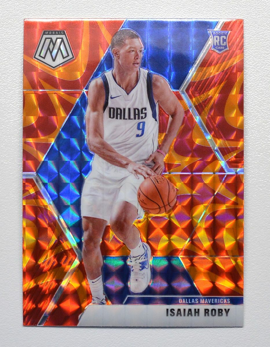 2019-20 Panini Mosaic Mosaic Orange Reactive #232 Isaiah Roby