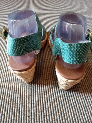Matt Bernson woven wedge green size 11 new.n10 - Picture 4 of 8