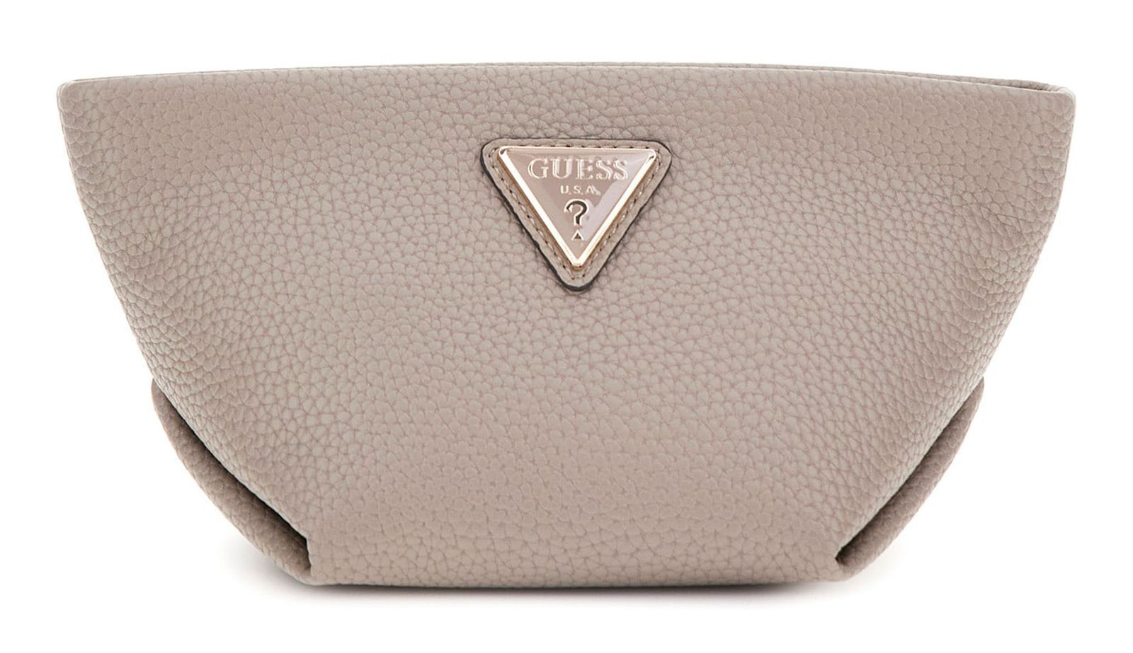 GUESS toiletry bag Helina Top Zip Cosmetic Dark Taupe