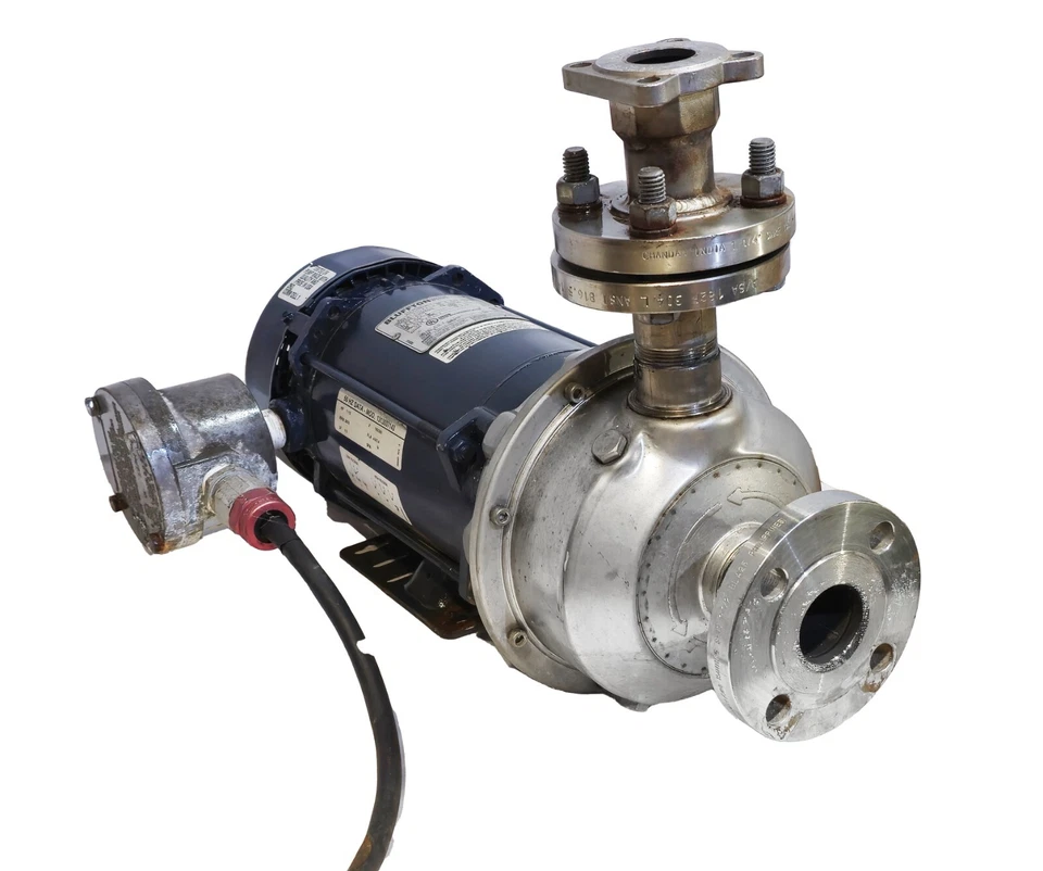 Goulds 2SN1F7E4 Close Coupled Centrifugal Pump 1.5HP 3/60/230-460 XP 4.06" - Image 2 of 2