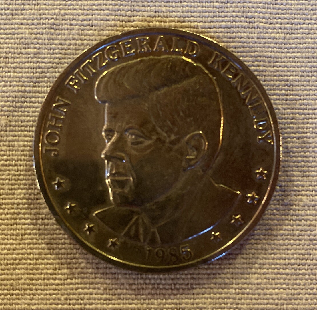1985 25th Anniversary John F. Kennedy JFK Commemorative Coin