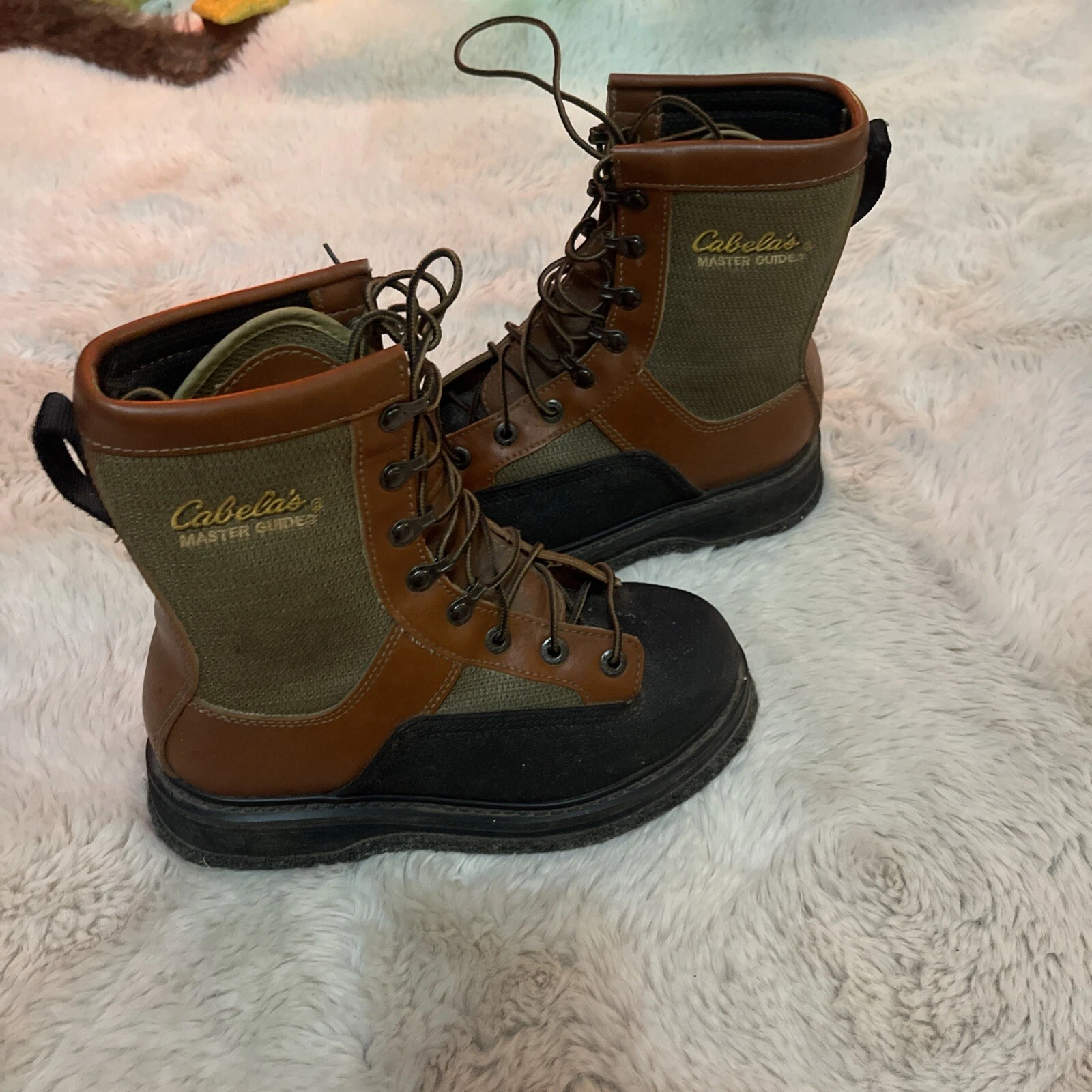 Cabelas Master Guide Fly Fishing Boots Felt Bottom Wading 7 Men's 80027997