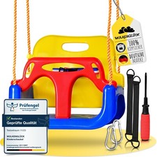 WOLKENGLÜCK® Kinderschaukel Schaukelsitz für Baby & Kleinkinder Schaukel Outdoor
