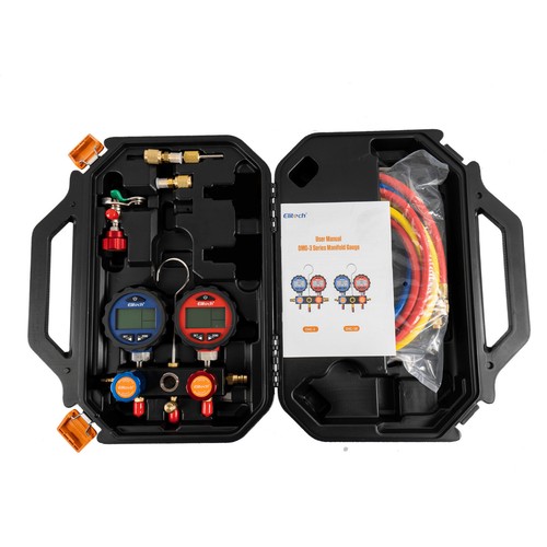 Aire acondicionado manómetro aparato de servicio de aire acondicionado ayuda de montaje aire acondicionado refrigerante R134a coche - Imagen 4 de 5