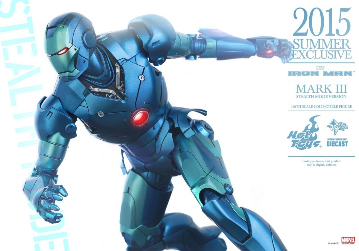 HOT TOYS IRON MAN Mark III Stealth Mode MMS314-D12 DIECAST