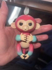WowWee Fingerlings Pink Monkey Interactive Baby Pet Darling Toy TESTED WORKS