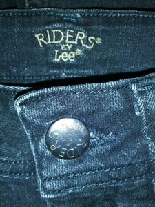 riders by lee mid rise bootcut black