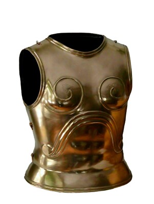 Medieval chest Steel Body Armor Greek Thorax Cuirass Knight Warrior Breastplate