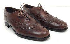 Grenson England Royal Windsor Brown Wingtip Men’s Shoes 11D