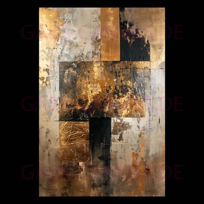 Goldene Rhythmen   Leinwand   Wandbild   Poster XXL   Kunstdruck