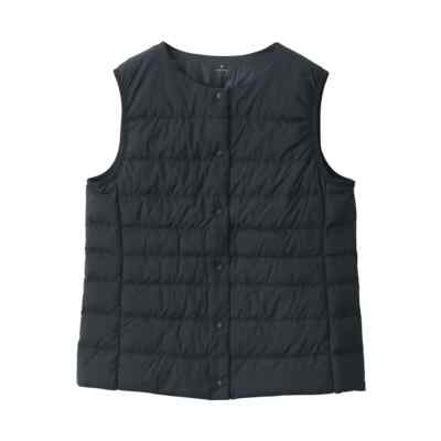 MUJI Collarless Down Vest XS-XXL Packable Lightweight Anti-Static