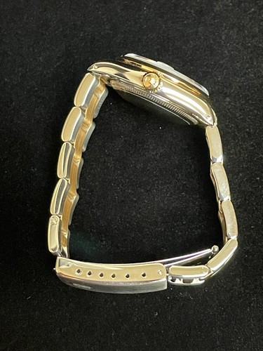 1993 Rolex Ladies Datejust 68243 Champagne Tapestry Dial TT Oyster W Papers 31mm - Picture 10 of 11