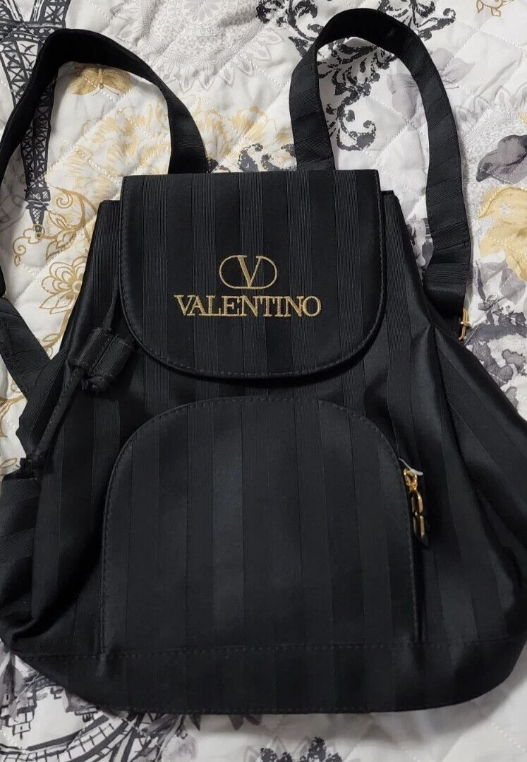 Valentino Les Sacs Nylon Black Backpack