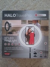 Halo Travel Pro 10  LED Ring Light Extend up to 5 ft, Vlogging Series, Brand New