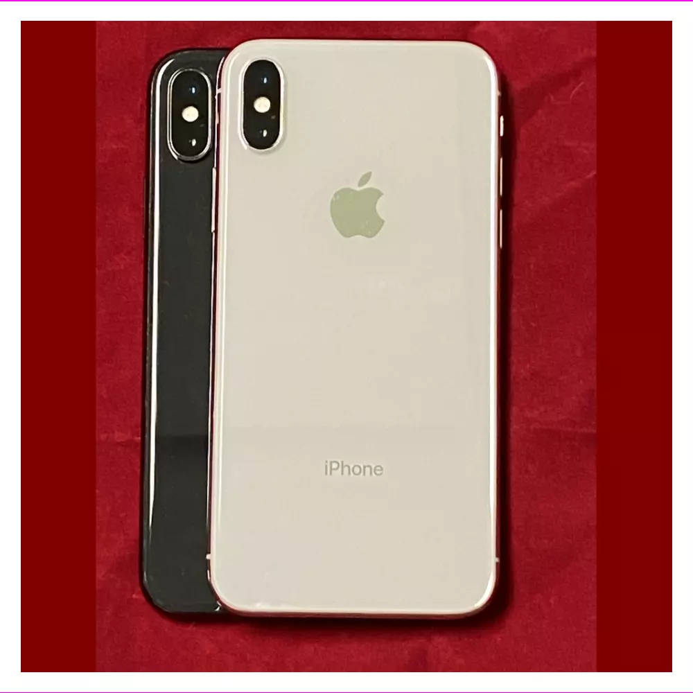 Apple iPhone XS and X 256GB - Silver (Unlocked) A1920 (CDMA + GSM