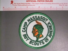 Boy Scout Camp Massasoit Patch 2676LL