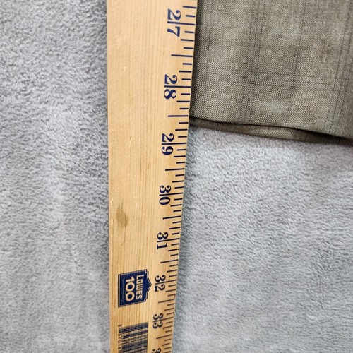 Axist Dress Pants Men 34x30 Brown Checked Flat Front Straight Leg Career Wedding - Picture 9 of 12