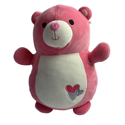 12'' Squshmallows Molly the Pink Bear Hug Mee Plush Toy