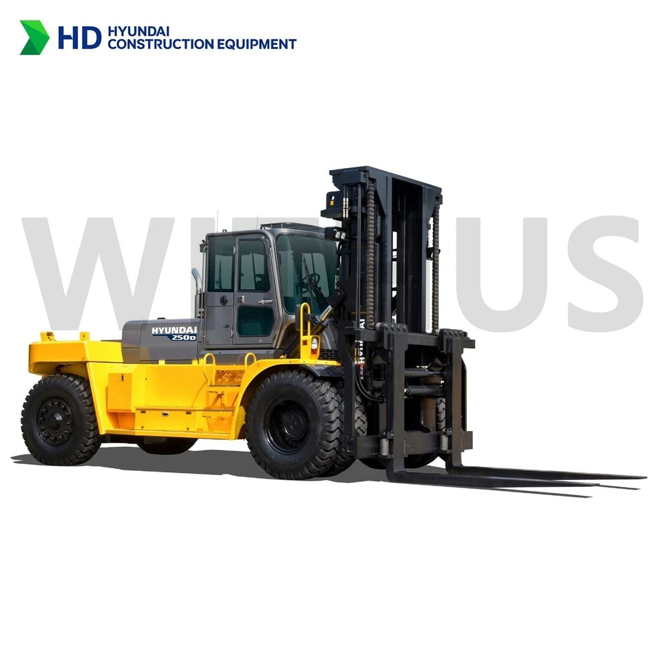 Carretilla elevadora HYUNDAI 1/30 250D equipo de construcción en miniatura - envío en 2 ~ 3 días_ Foto 3 de 4